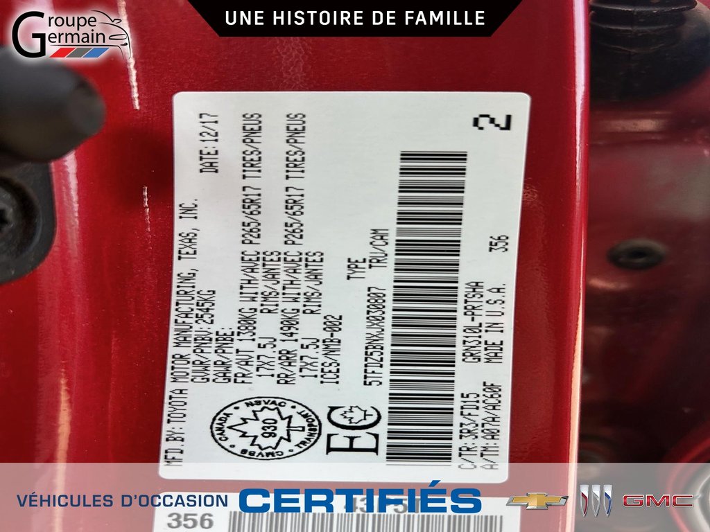 2018 Toyota Tacoma in St-Raymond, Quebec - 26 - w1024h768px