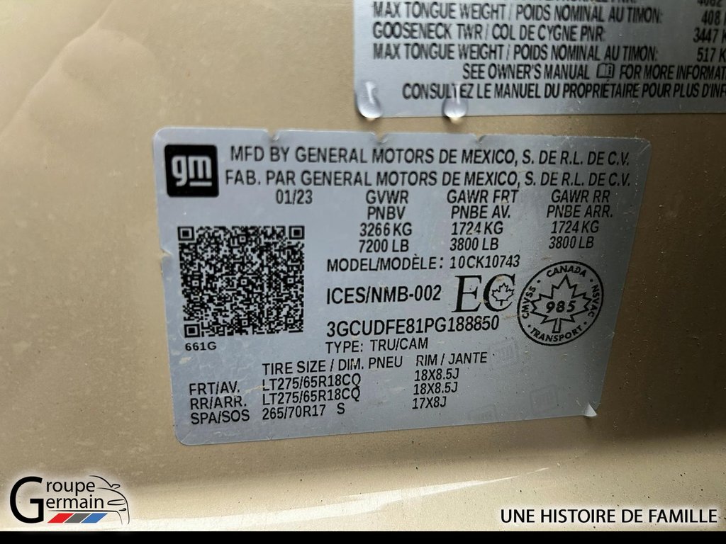 2023 Chevrolet Silverado 1500 in Donnacona, Quebec - 59 - w1024h768px