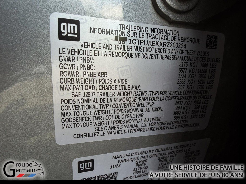 2024 GMC Sierra 1500 in Donnacona, Quebec - 26 - w1024h768px