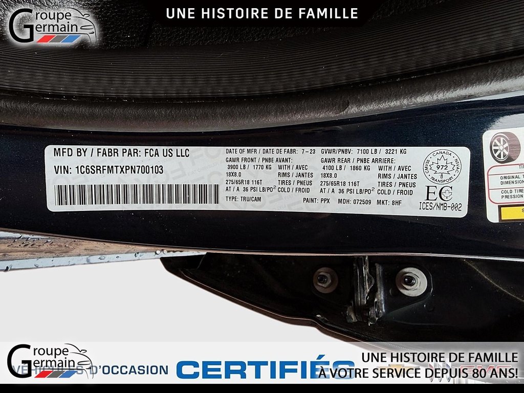 2023 Ram 1500 à Donnacona, Québec - 32 - w1024h768px