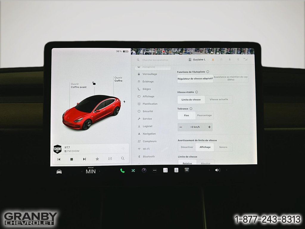 2019 Tesla MODEL 3 in Granby, Quebec - 16 - w1024h768px