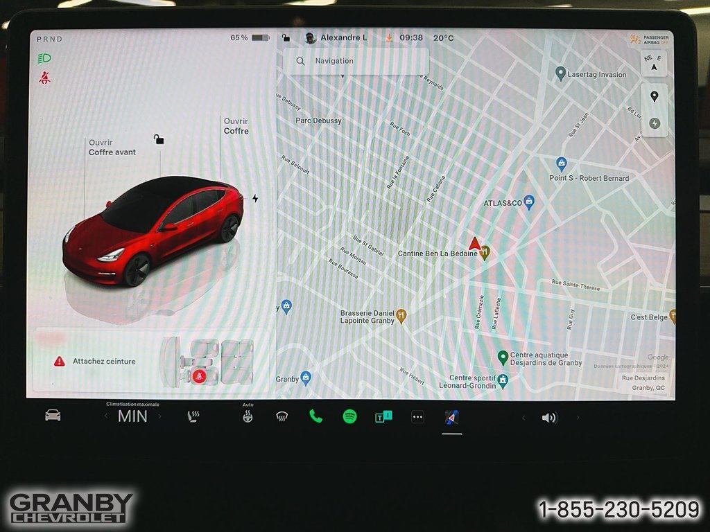 MODEL 3 STANDARD RANGE PLUS PROPULSION 2022 à Granby, Québec - 16 - w1024h768px