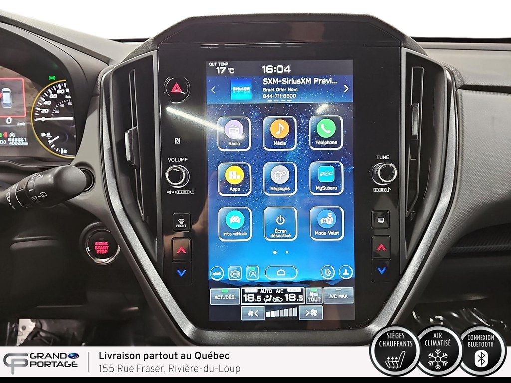 Subaru Crosstrek Onyx, CVT à traction intégrale 2024 à Rivière-du-loup, Québec - 19 - w1024h768px
