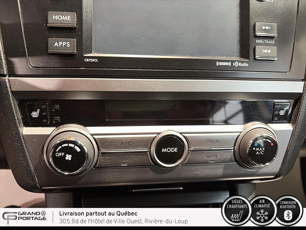 Subaru Outback 2.5i, CVT à traction intégrale 2016 à Rivière-du-loup, Québec - 19 - w1024h768px