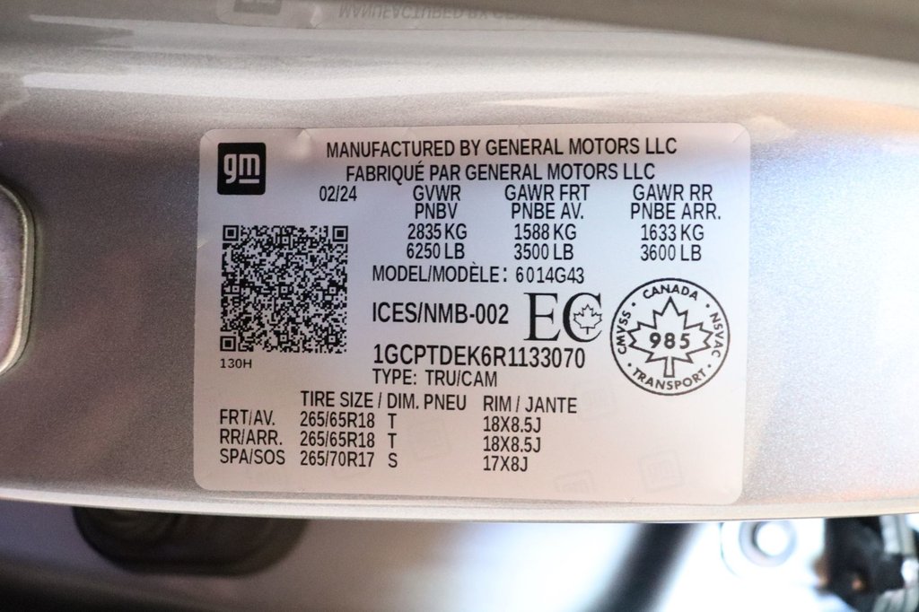 2024 Chevrolet Colorado 4WD Z71 in Sault Ste. Marie, Ontario - 27 - w1024h768px