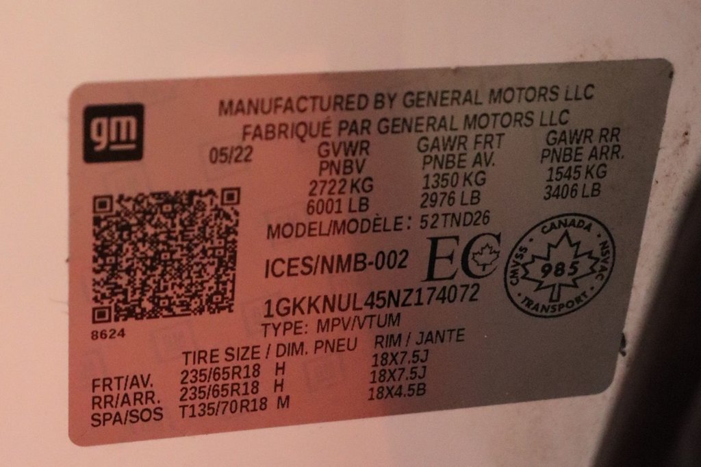 2022 GMC Acadia SLT in Sault Ste. Marie, Ontario - 18 - w1024h768px