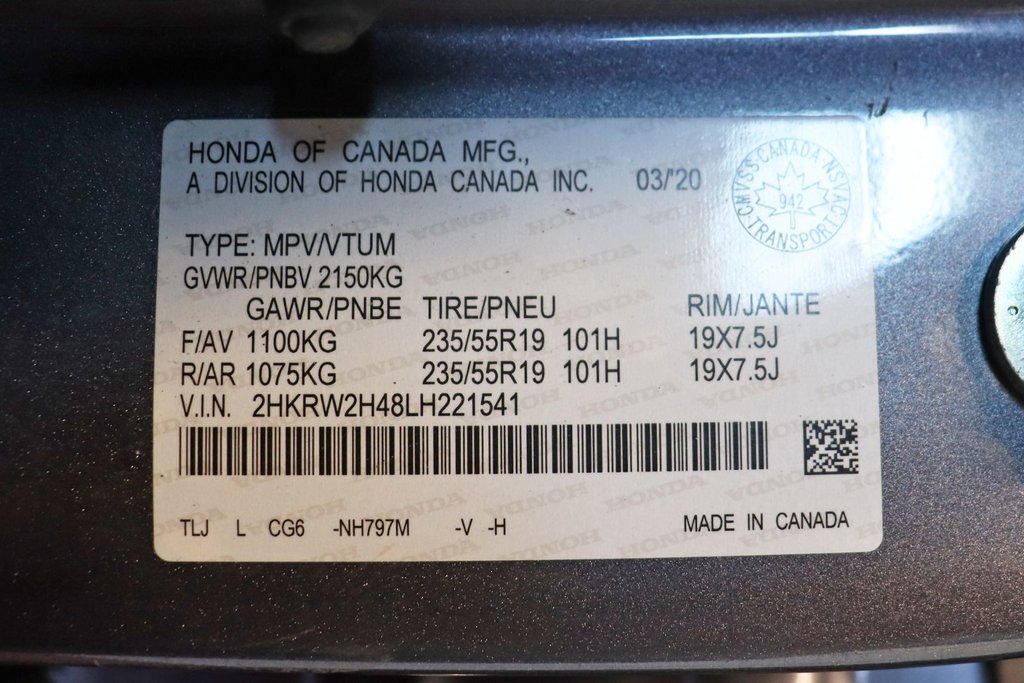 2020 Honda CR-V Sport in Sault Ste. Marie, Ontario - 28 - w1024h768px