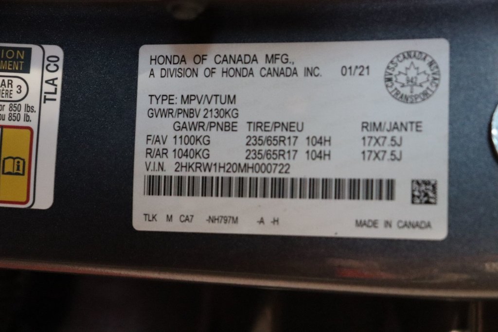 Honda CR-V LX 2021 à Sault Ste. Marie, Ontario - 19 - w1024h768px