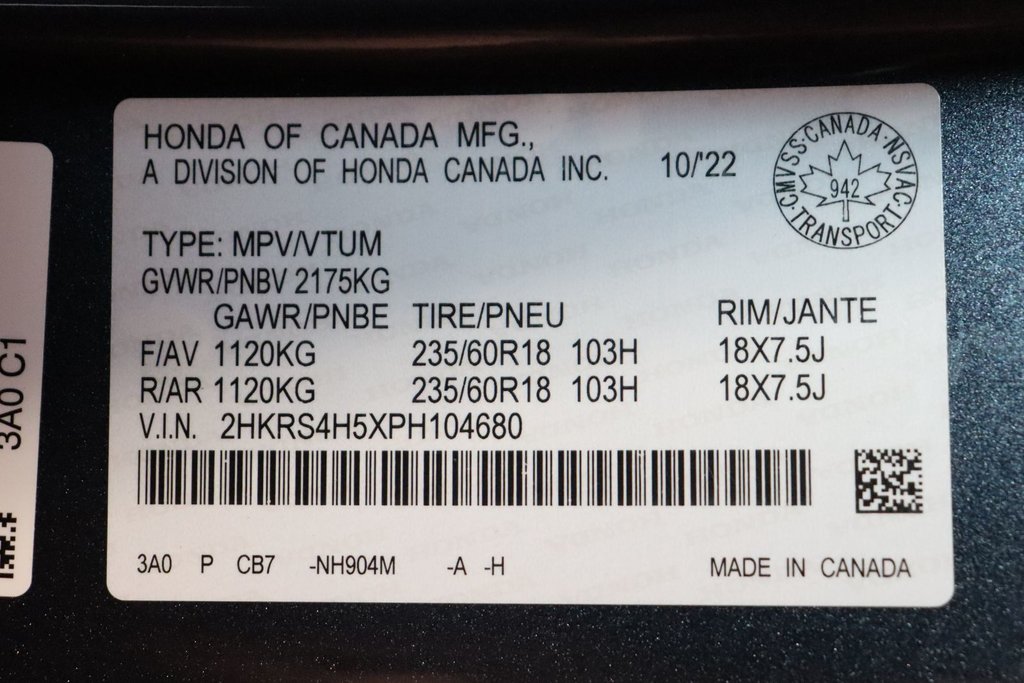 2023 Honda CR-V Sport in Sault Ste. Marie, Ontario - 26 - w1024h768px