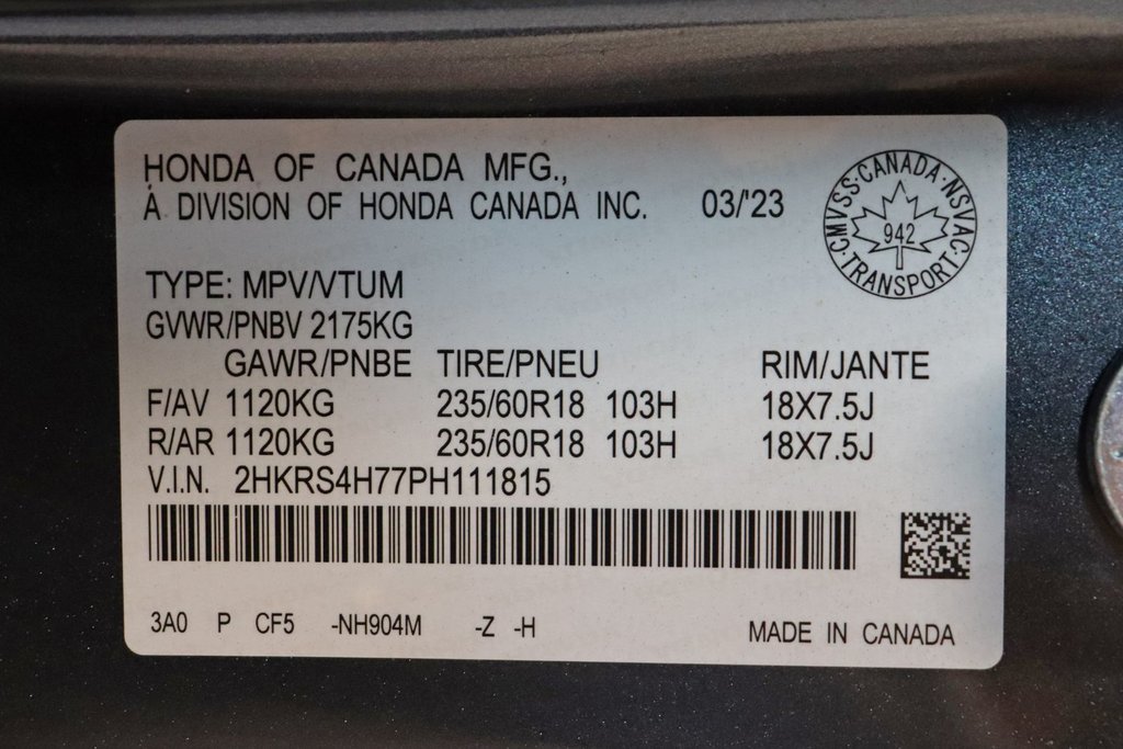2023 Honda CR-V EX-L in Sault Ste. Marie, Ontario - 28 - w1024h768px