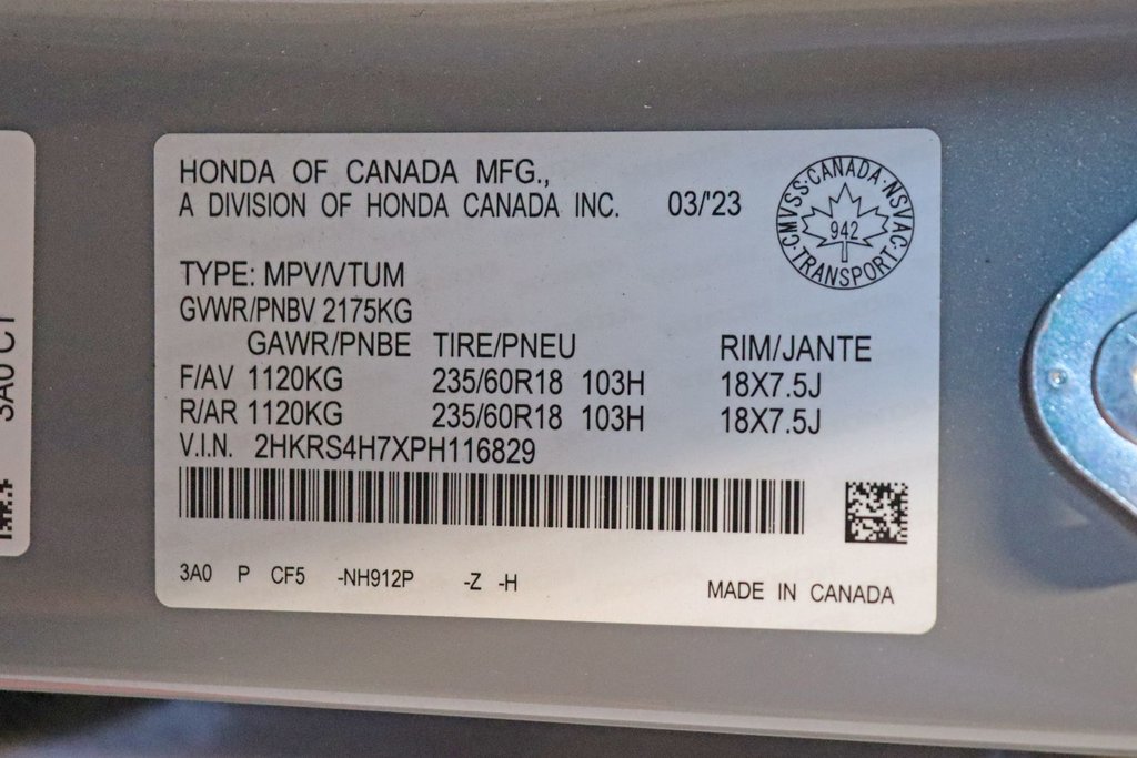 2023 Honda CR-V EX-L in Sault Ste. Marie, Ontario - 27 - w1024h768px
