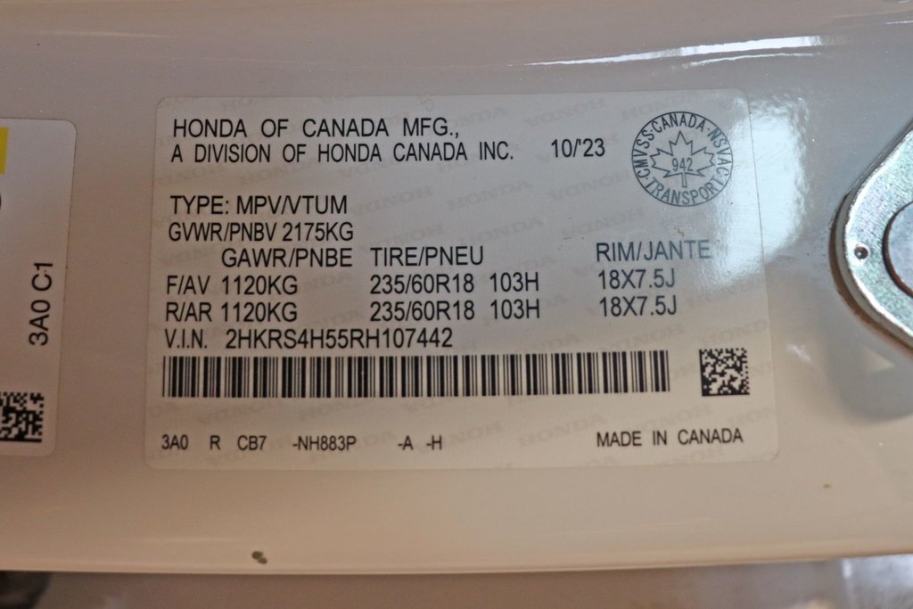 Honda CR-V Sport 2024 à Sault Ste. Marie, Ontario - 27 - w1024h768px