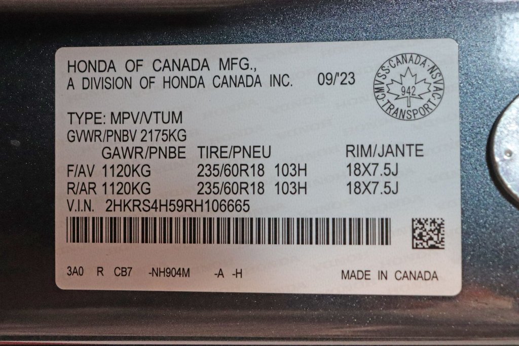 2024 Honda CR-V Sport in Sault Ste. Marie, Ontario - 28 - w1024h768px