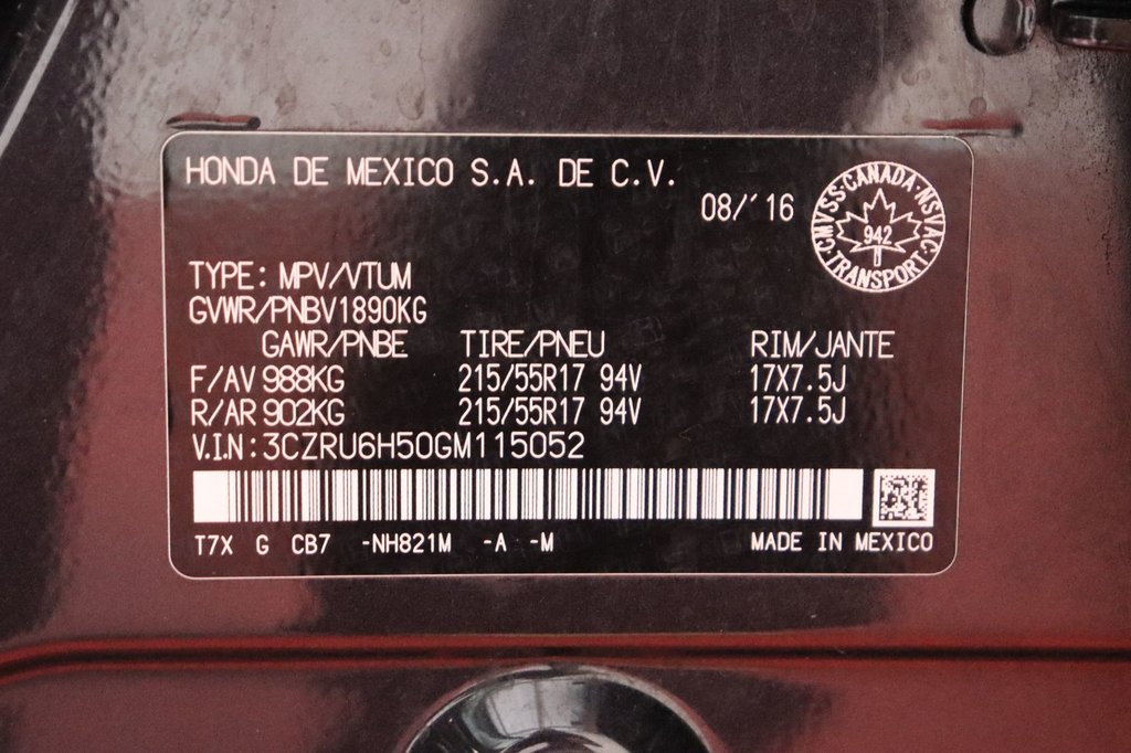 2016 Honda HR-V EX in Sault Ste. Marie, Ontario - 28 - w1024h768px