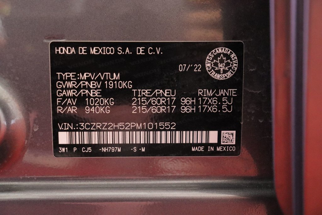 2023 Honda HR-V Sport in Sault Ste. Marie, Ontario - 28 - w1024h768px