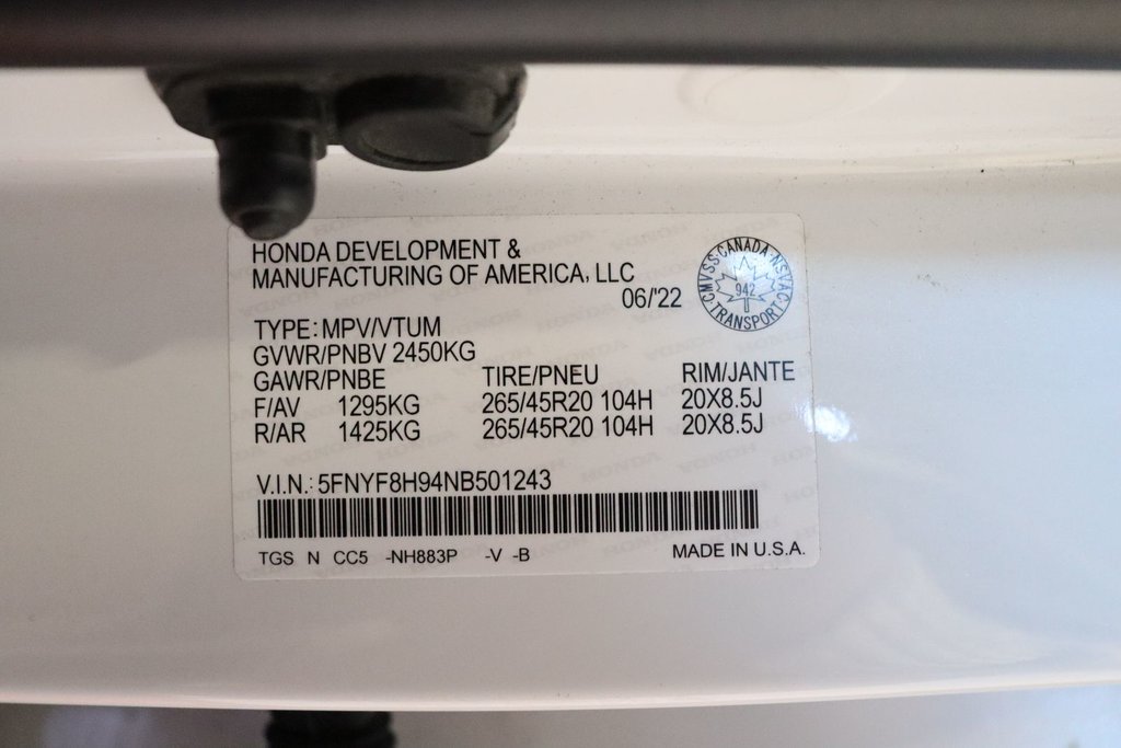 2022 Honda Passport Touring in Sault Ste. Marie, Ontario - 28 - w1024h768px