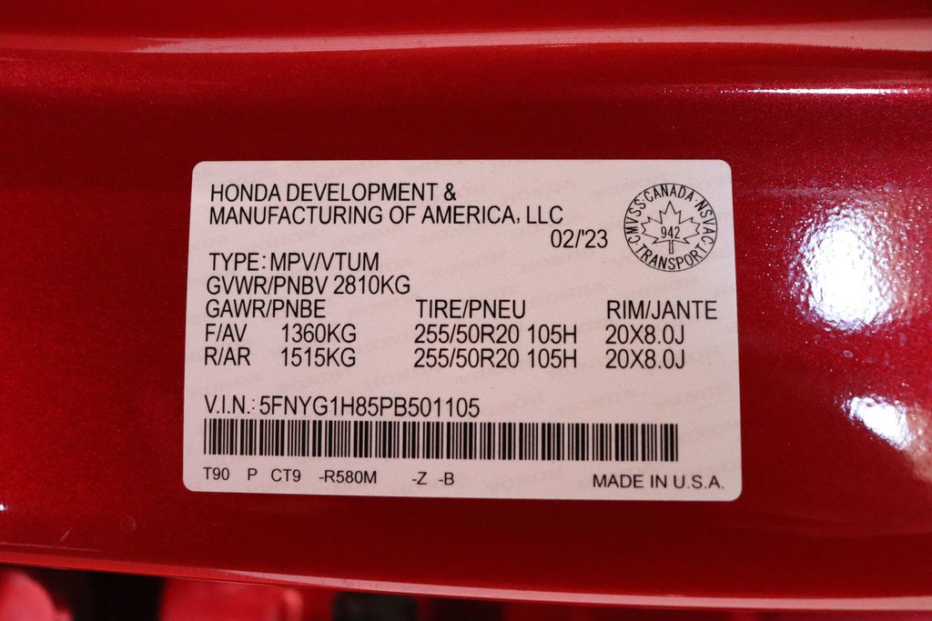 2023 Honda Pilot Black Edition in Sault Ste. Marie, Ontario - 28 - w1024h768px