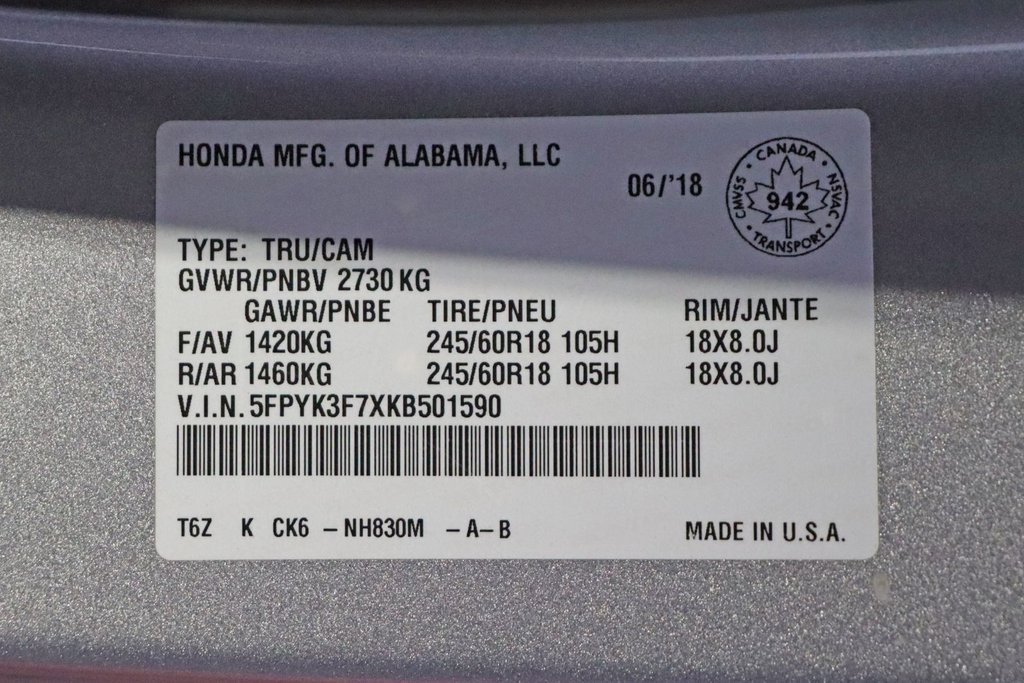 2019 Honda Ridgeline Touring in Sault Ste. Marie, Ontario - 28 - w1024h768px