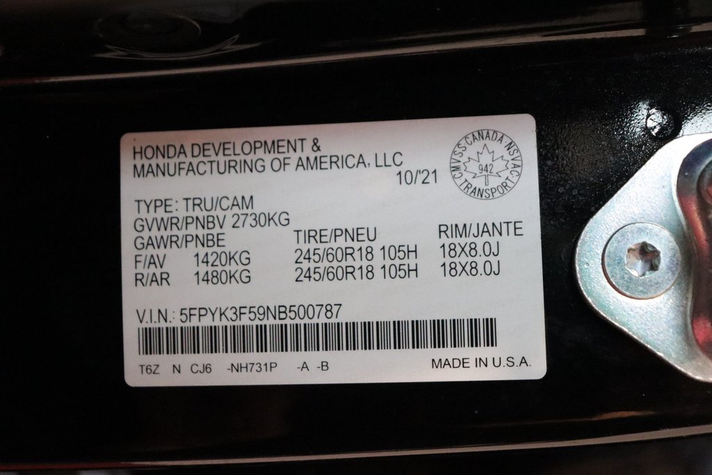 Honda Ridgeline EX-L 2022 à Sault Ste. Marie, Ontario - 29 - w1024h768px