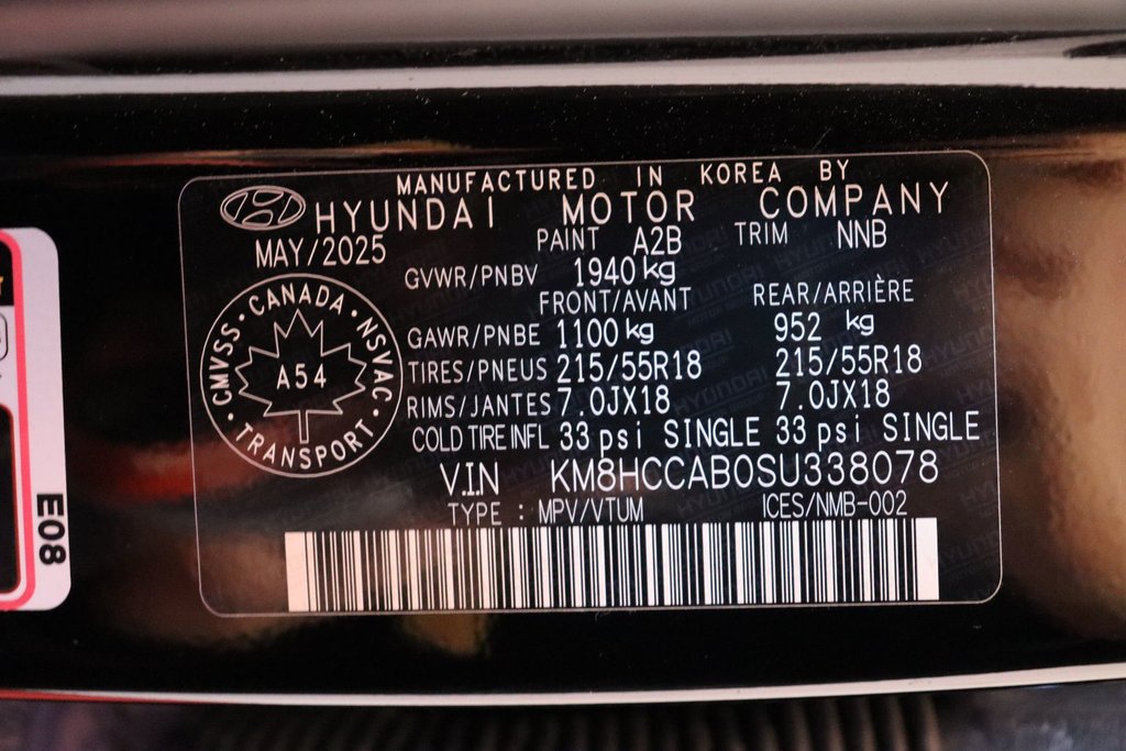 2025 Hyundai Kona Preferred in Sault Ste. Marie, Ontario - 18 - w1024h768px