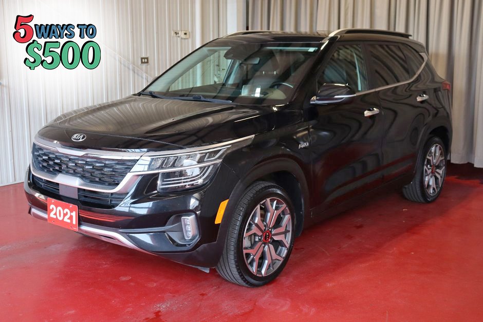 2021 Kia Seltos SX Turbo in Sault Ste. Marie, Ontario - 1 - w1024h768px