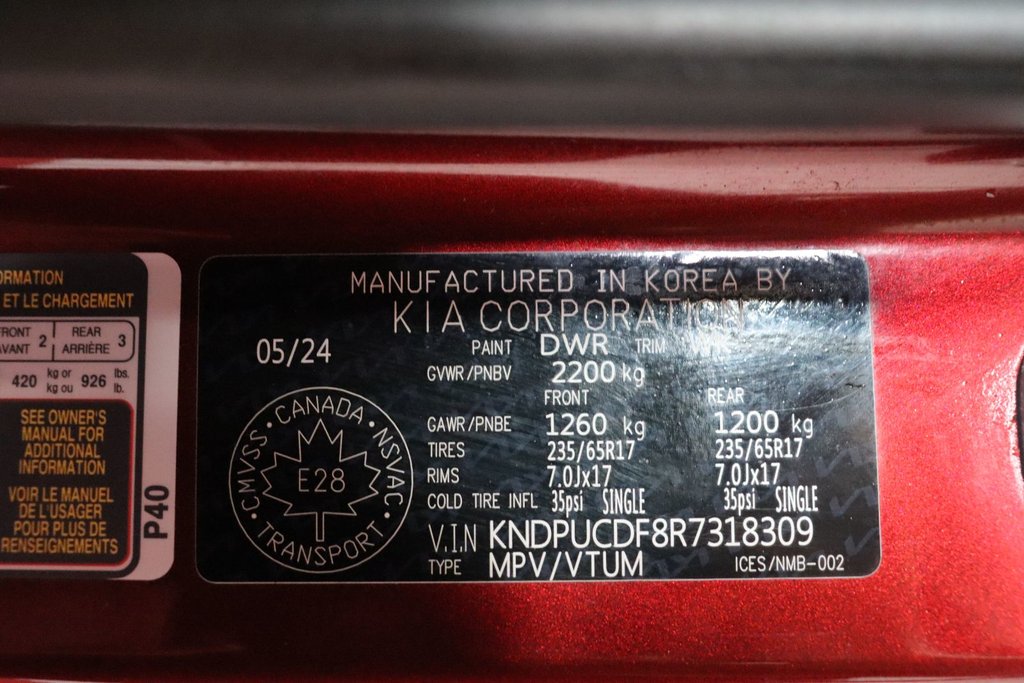 2024 Kia Sportage in Sault Ste. Marie, Ontario - 27 - w1024h768px