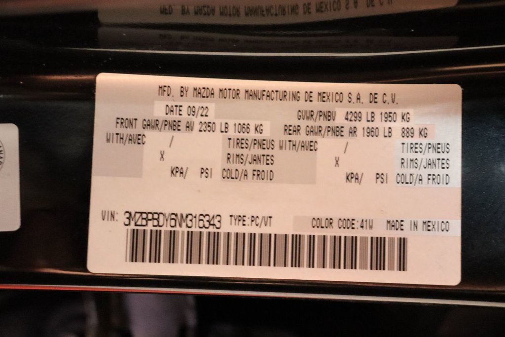 2022 Mazda Mazda3 GT w/Turbo in Sault Ste. Marie, Ontario - 28 - w1024h768px