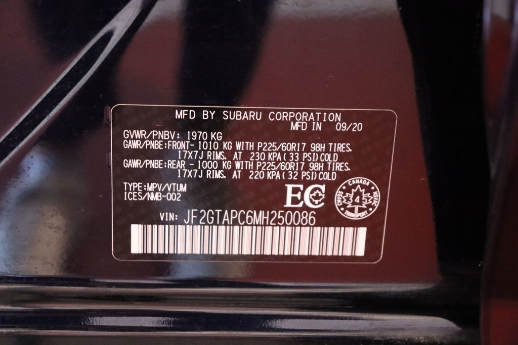 2021 Subaru Crosstrek Touring in Sault Ste. Marie, Ontario - 18 - w1024h768px