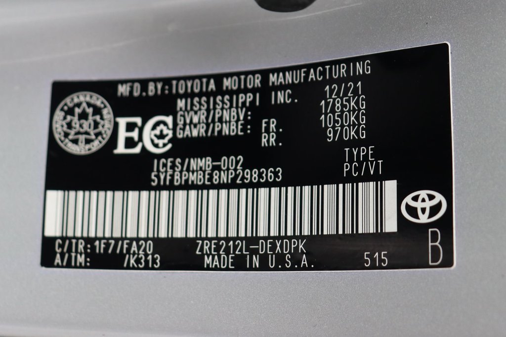2022 Toyota Corolla in Sault Ste. Marie, Ontario - 19 - w1024h768px