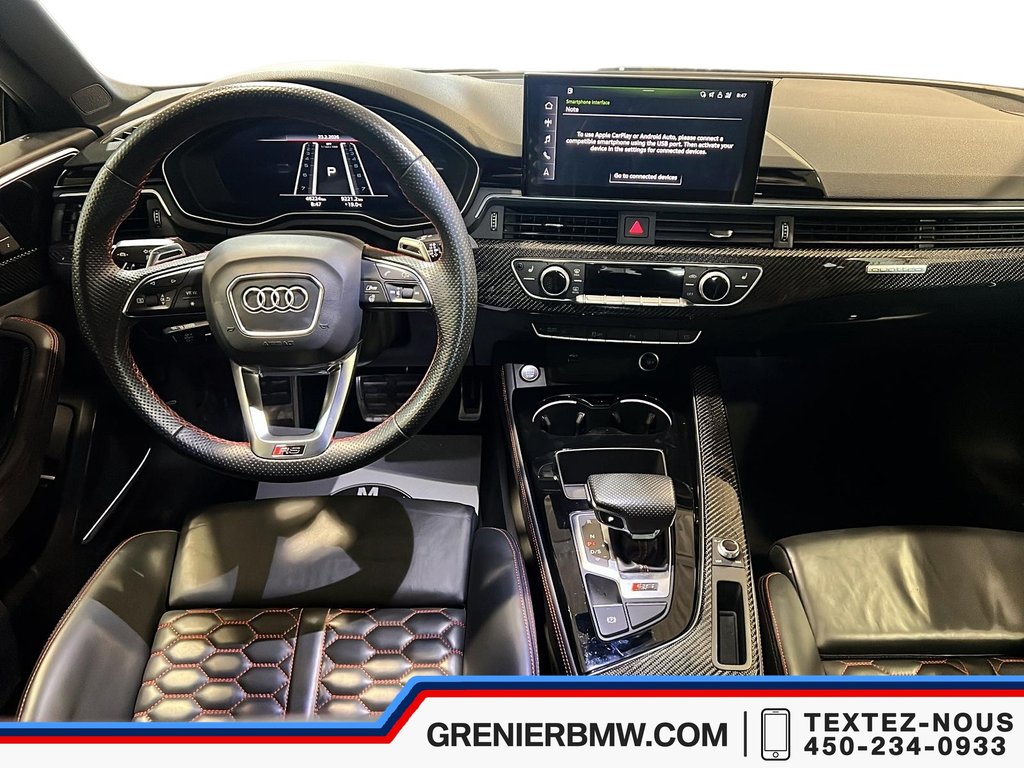 Audi RS 5 2.9T quattro 8sp Tiptronic Cpe, V6 Twin Turbo 2023 à Terrebonne, Québec - 8 - w1024h768px