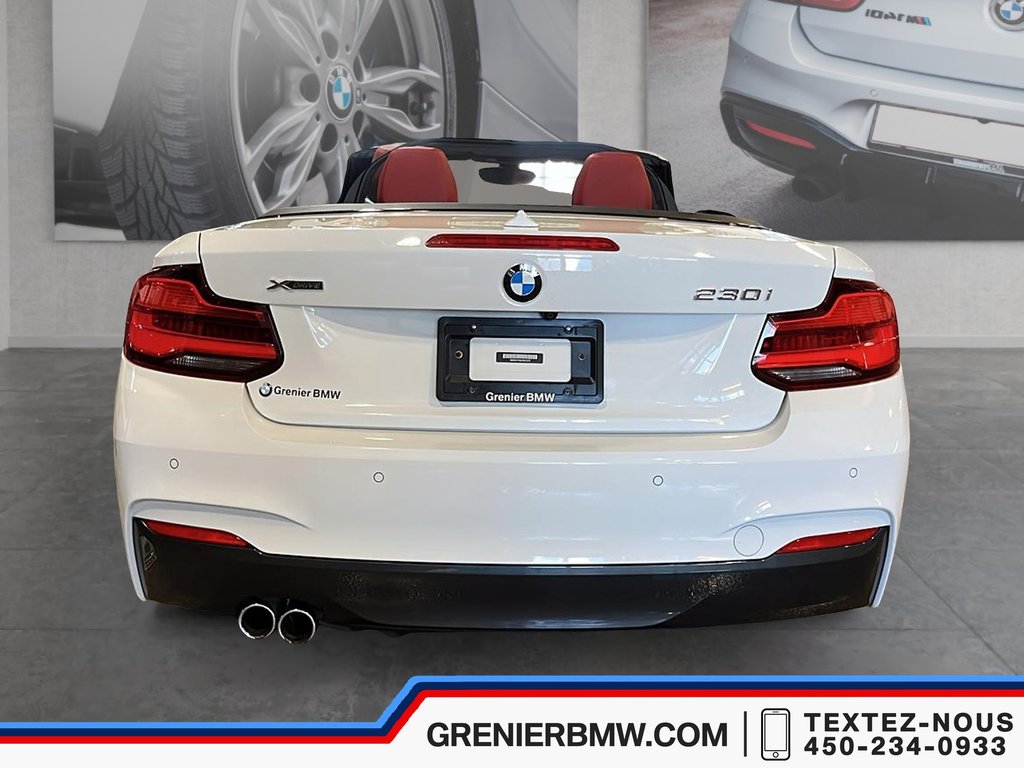 BMW 230i xDrive Cabriolet, M Performance Package, Premium Package 2018 à Terrebonne, Québec - 5 - w1024h768px