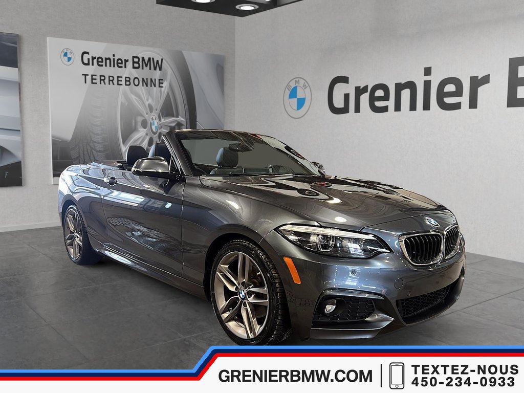 2019 BMW 230i XDrive Cabriolet, Harman Kardon, Enhanced pack in Terrebonne, Quebec - 1 - w1024h768px