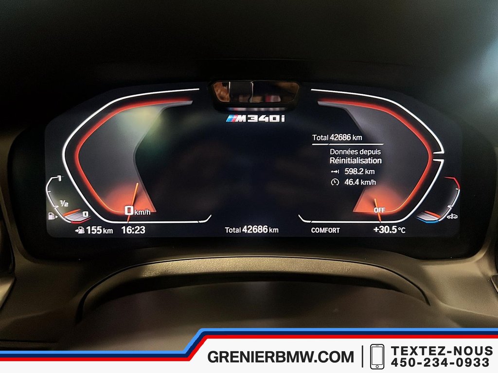 BMW 3 Series M340i XDrive Sedan, Premium Enhanced, Certified 2021 à Terrebonne, Québec - 11 - w1024h768px