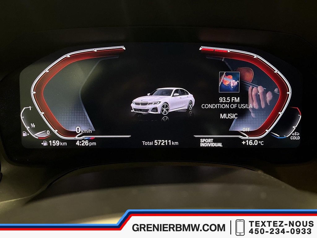 2020 BMW 330i xDrive M Sport Package, Head-Up Display in Terrebonne, Quebec - 11 - w1024h768px