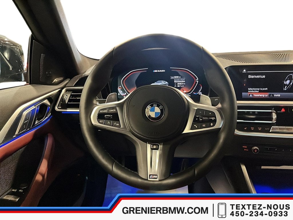 2023 BMW 4 Series M440i xDrive, Premium Enhanced, M Sport Pro in Terrebonne, Quebec - 10 - w1024h768px