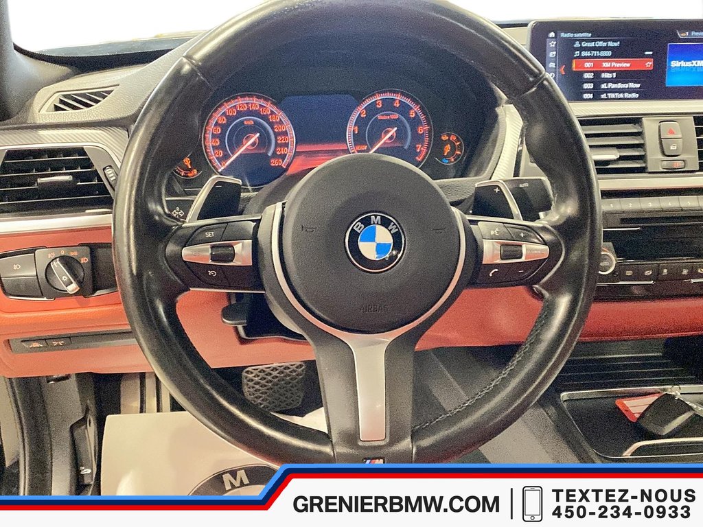 BMW 4 Series 430i XDrive Coupe, INTERIEUR ROUGE 2019 à Terrebonne, Québec - 9 - w1024h768px