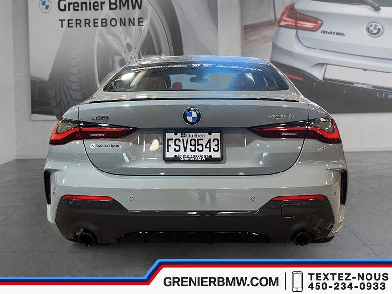 2024 BMW 430i xDrive Coupe Maintenance planifiée sans frais 3 ans/60 000km in Terrebonne, Quebec - 5 - w1024h768px
