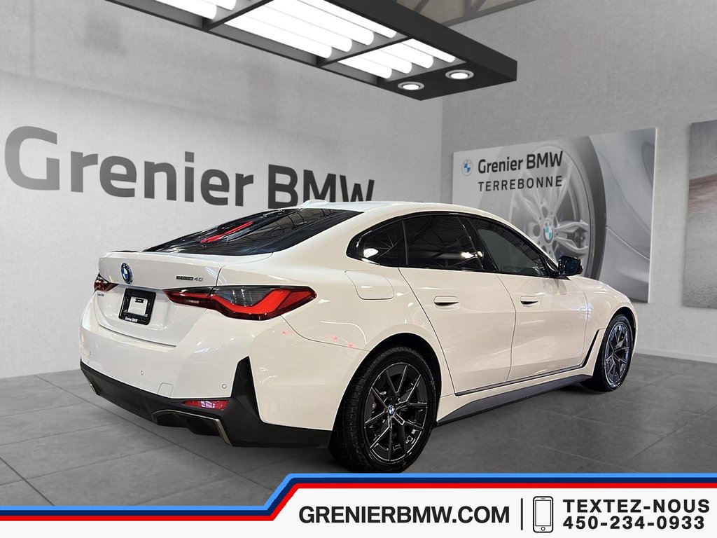 BMW i4 eDrive40 Gran Coupe, Premium Package, BMW CPO 2025 à Terrebonne, Québec - 4 - w1024h768px