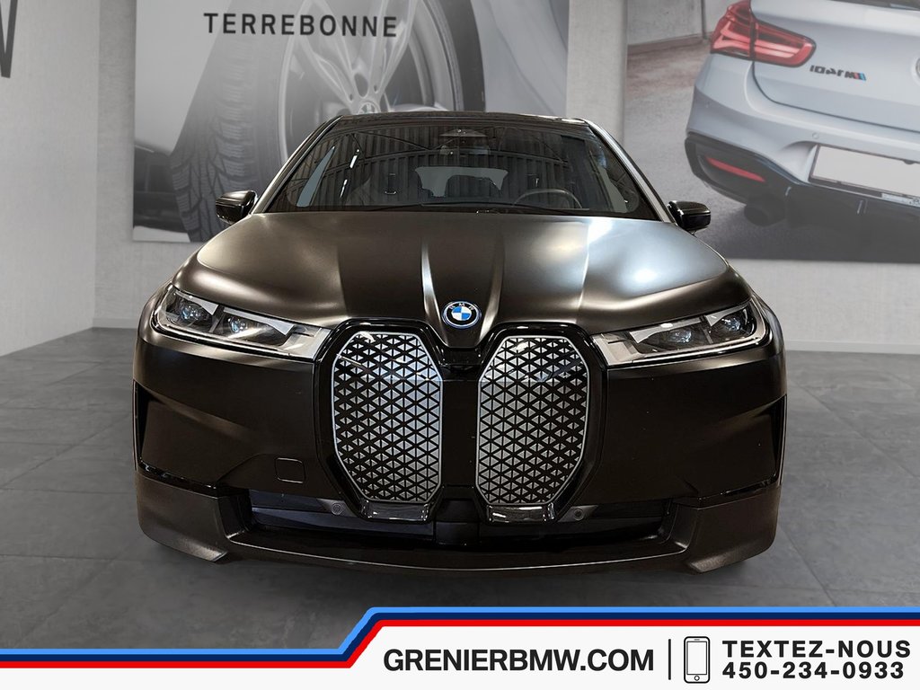 2023 BMW IX XDrive50, Premium Essential, Black wraped in Terrebonne, Quebec - 2 - w1024h768px