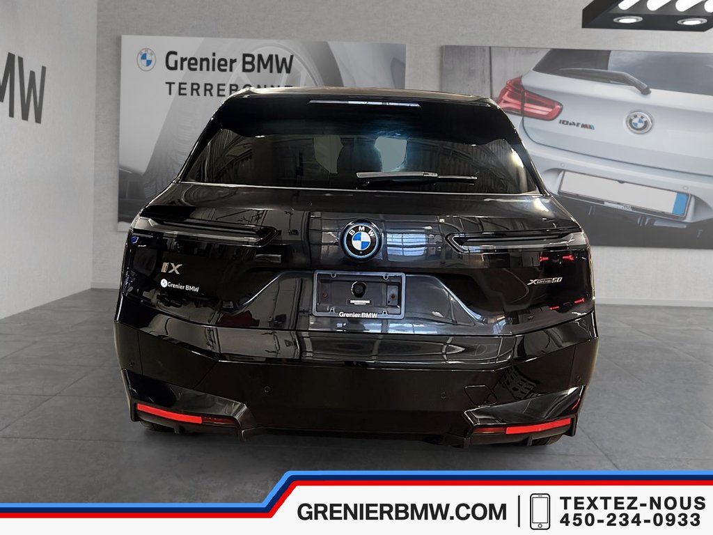 BMW iX xDrive50, Premium Essential, M Sport Package 2023 à Terrebonne, Québec - 5 - w1024h768px