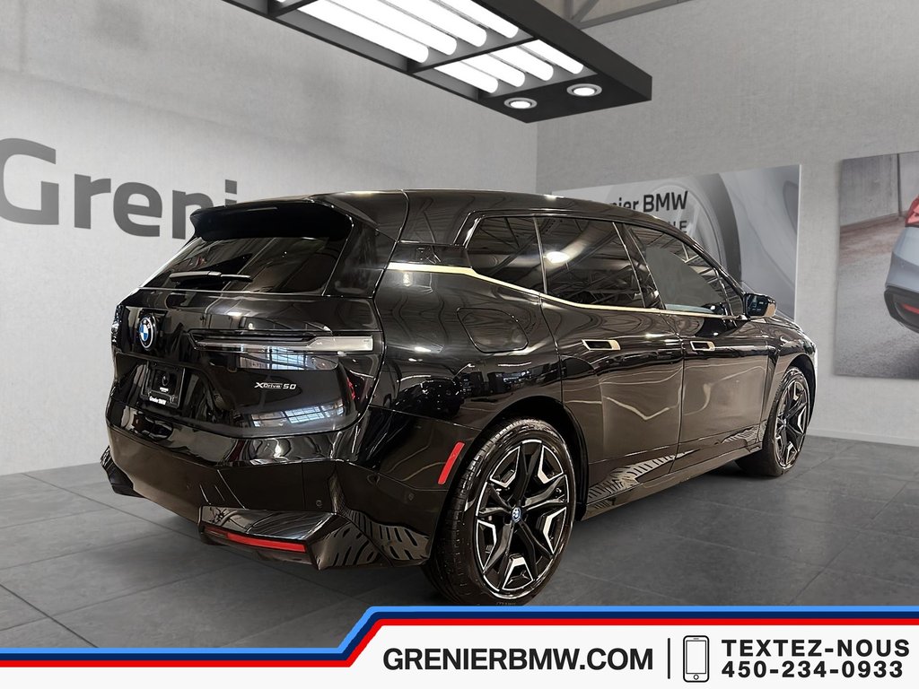 BMW iX xDrive50, Premium Essential, M Sport Package 2023 à Terrebonne, Québec - 4 - w1024h768px