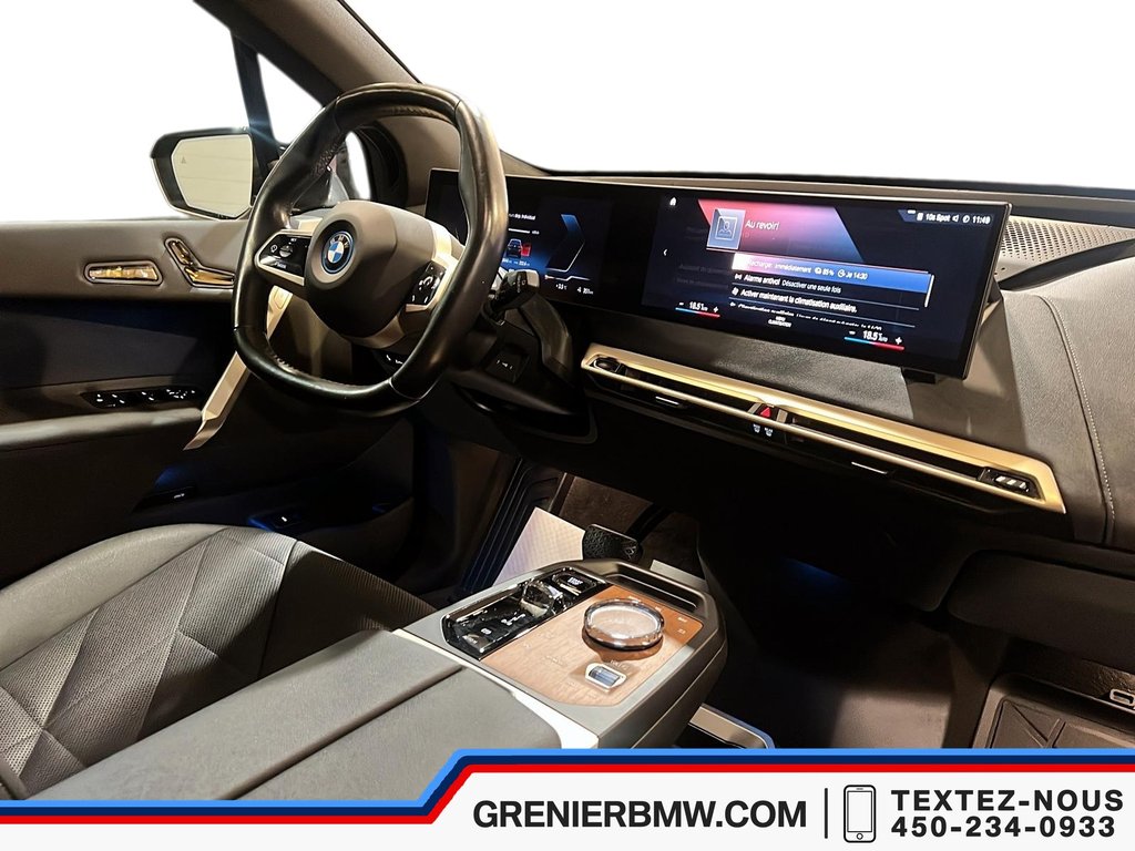BMW iX xDrive50, Premium Essential, M Sport Package 2023 à Terrebonne, Québec - 13 - w1024h768px
