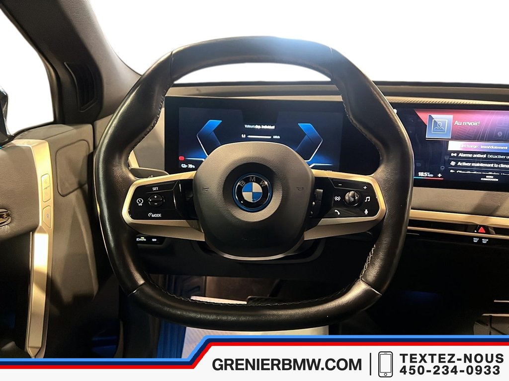 BMW iX xDrive50, Premium Essential, M Sport Package 2023 à Terrebonne, Québec - 11 - w1024h768px