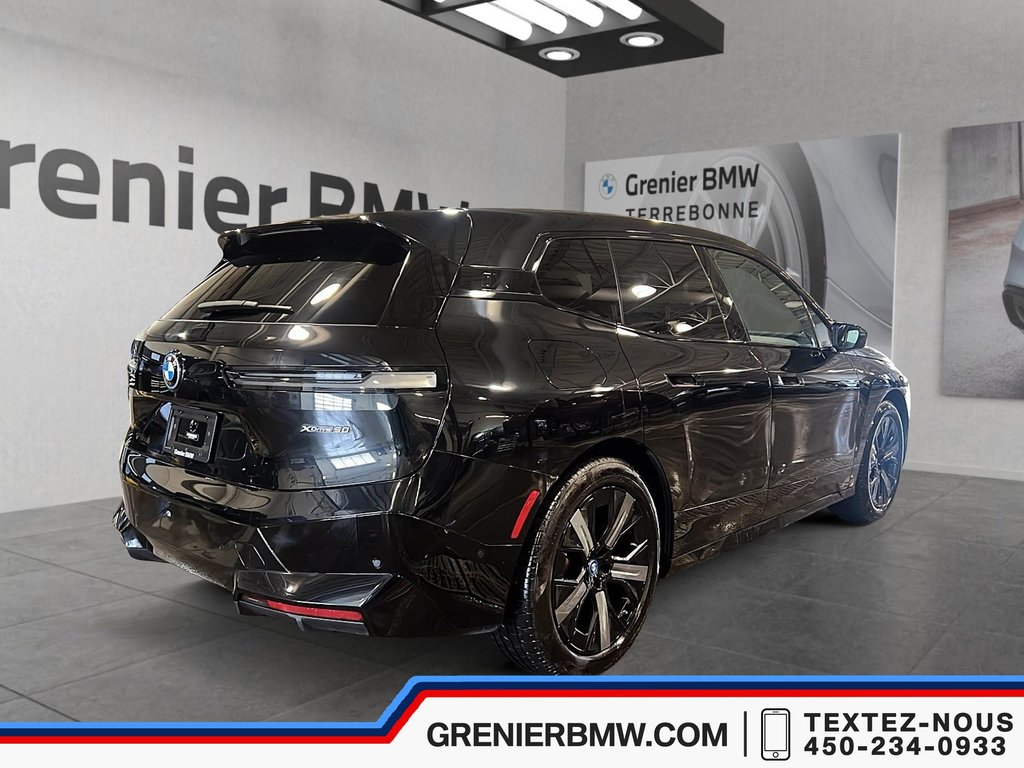 BMW iX xDrive50, Bowers&Wilkins, M Sport, Enhanced Pack 2023 à Terrebonne, Québec - 4 - w1024h768px