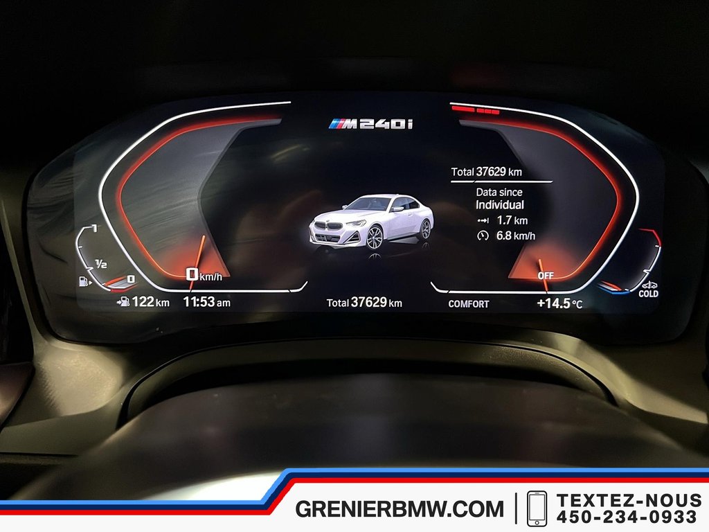 2022 BMW M240i xDrive Coupe, Head-Up Display, Comfort Access in Terrebonne, Quebec - 11 - w1024h768px