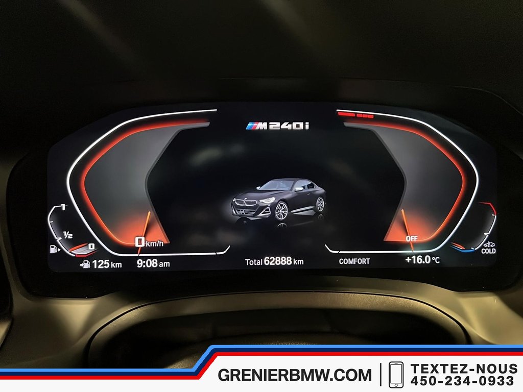 2022 BMW M240i xDrive Coupe, Premium Enhanced, M Sport Pro in Terrebonne, Quebec - 11 - w1024h768px