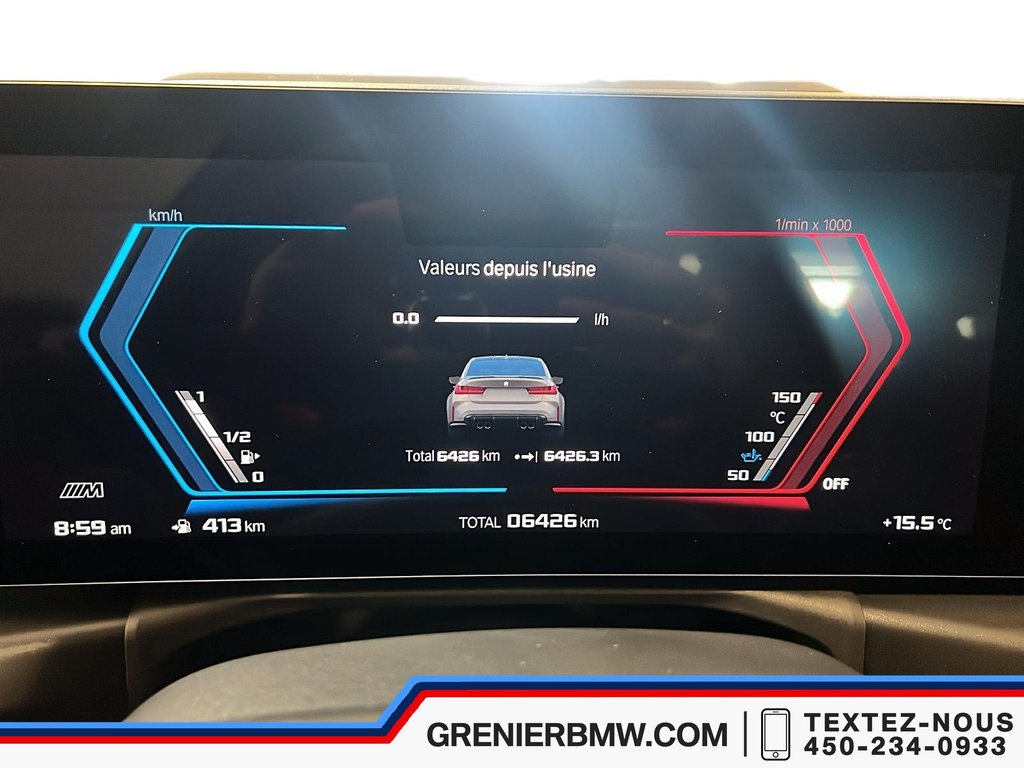 2024 BMW M3 Competition, Bucket Seats, Premium Package in Terrebonne, Quebec - 11 - w1024h768px