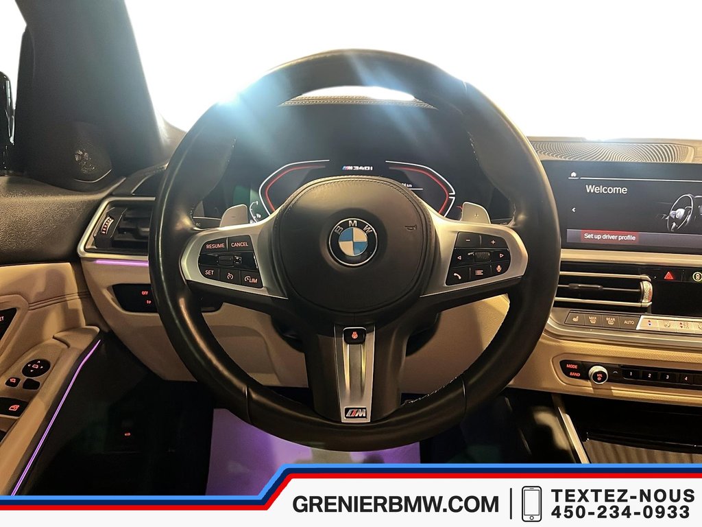 BMW 3 Series M340i, Premium Enhanced, Harman Kardon, Certified 2022 à Terrebonne, Québec - 9 - w1024h768px