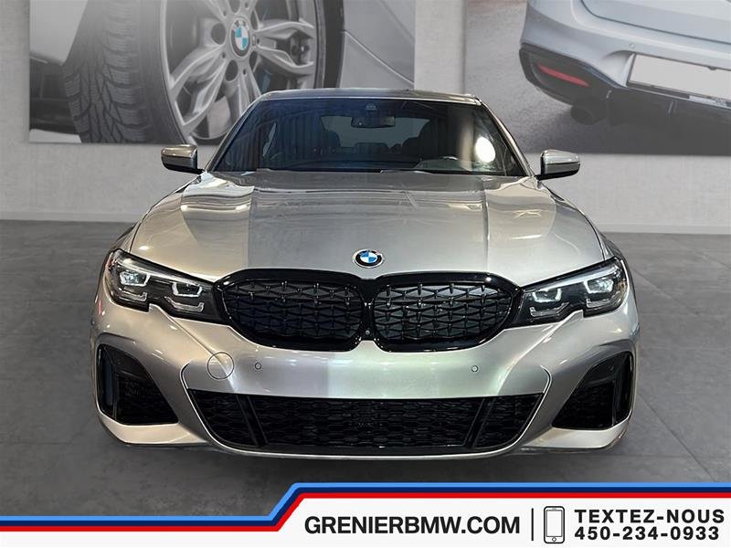2022 BMW M340i xDrive Sedan, Oxyde Grey II, Harman Kardon, CPO in Terrebonne, Quebec - 2 - w1024h768px