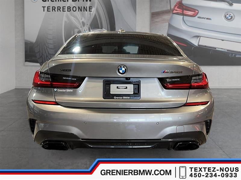 2022 BMW M340i xDrive Sedan, Oxyde Grey II, Harman Kardon, CPO in Terrebonne, Quebec - 5 - w1024h768px